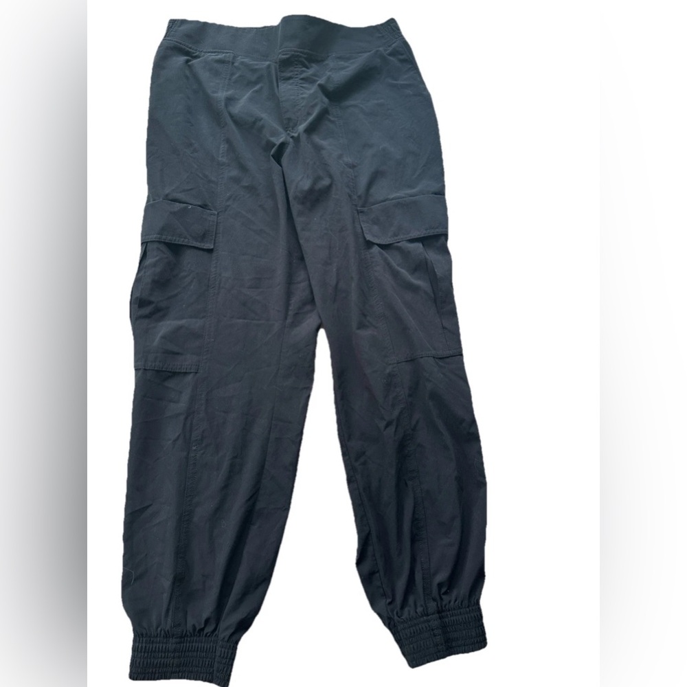 Athleta Women's Chelsea Utility Jogger Size 10 Pants Black Cargo Pockets